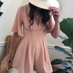 Lulu’s peach romper